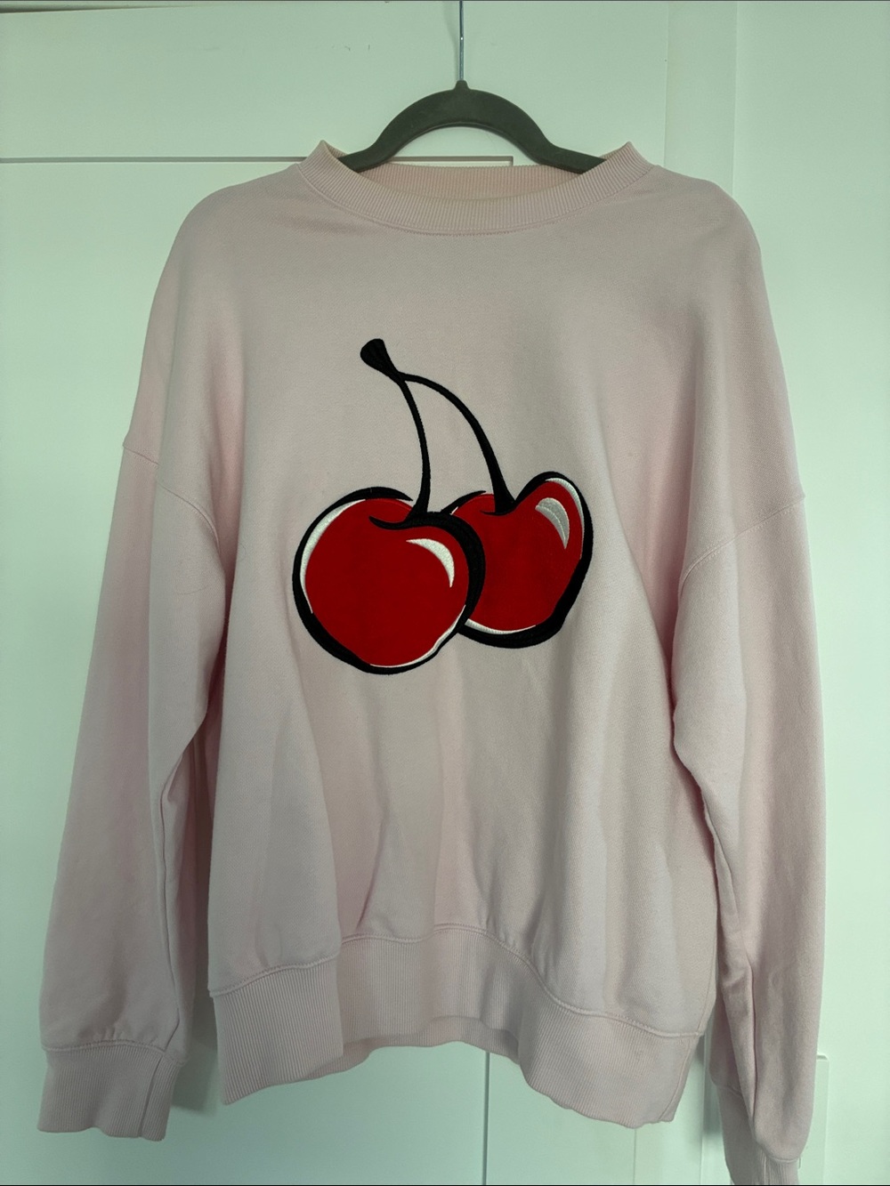 Kirsh pink cherry sweatshirt